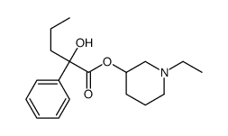 α-Propyl-α-hydroxybenzeneacetic acid 1-ethyl-3-piperidinyl ester structure