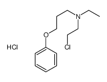 N-(2-chloroethyl)-N-ethyl-3-phenoxypropan-1-amine,hydrochloride Structure