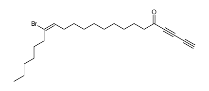 (E)-16-bromo-docos-15-ene-1,3-diyn-5-one结构式