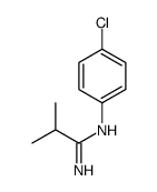 N'-(4-chlorophenyl)-2-methylpropanimidamide结构式