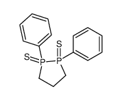 1,2-diphenyl-1,2-bis(sulfanylidene)-1λ5,2λ5-diphospholane结构式