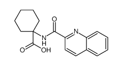 1-(quinoline-2-carbonylamino)cyclohexane-1-carboxylic acid Structure