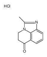 4,5-Dihydro-2-methyl-6H-imidazo(4,5,1-ij)quinolin-6-one hydrochloride Structure