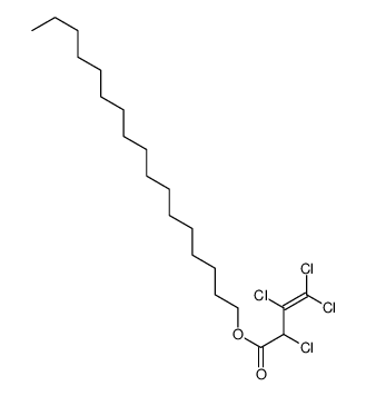 heptadecyl 2,3,4,4-tetrachlorobut-3-enoate结构式