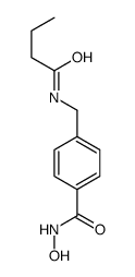 4-[(butanoylamino)methyl]-N-hydroxybenzamide Structure
