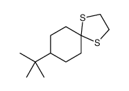 8-tert-butyl-1,4-dithiaspiro[4.5]decane Structure