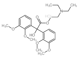 2-diethylaminoethyl 2,2-bis(2,3-dimethoxyphenyl)-2-hydroxy-acetate picture