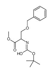 methyl 2-[(2-methylpropan-2-yl)oxycarbonylamino]-3-phenylmethoxypropanoate Structure