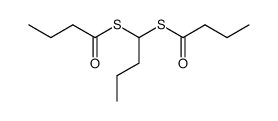 1,1-bis-butyrylmercapto-butane Structure