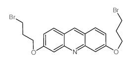 3,6-bis(3-bromopropoxy)acridine (en)Acridine, 3,6-bis(3-bromopropoxy)- (en)结构式