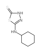 5-(cyclohexylamino)-3H-1,3,4-thiadiazole-2-thione picture