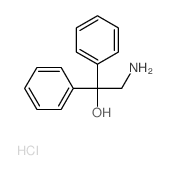 Benzenemethanol, alpha-(aminomethyl)-alpha-phenyl-, hydrochloride Structure