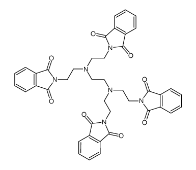 N,N,N',N'-tetrakis(2-(1,3-dioxo-1,3-dihydroisoindol-2-yl)-ethyl)-1,2-ethylenediamine结构式