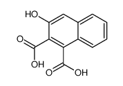 3-hydroxynaphthalene-1,2-dicarboxylic acid Structure