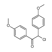 2-CHLORO-1,2-BIS-(4-METHOXY-PHENYL)-ETHANONE Structure