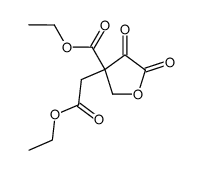 (3-ethoxycarbonyl-4,5-dioxo-tetrahydro-[3]furyl)-acetic acid ethyl ester Structure