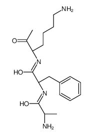 (2S)-N-[(3R)-7-amino-2-oxoheptan-3-yl]-2-[[(2S)-2-aminopropanoyl]amino]-3-phenylpropanamide Structure
