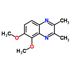 5,6-Dimethoxy-2,3-dimethylquinoxaline Structure