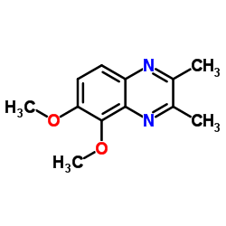 5,6-Dimethoxy-2,3-dimethylquinoxaline结构式