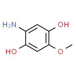 1,4-Benzenediol, 2-amino-5-methoxy- (9CI)结构式