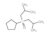 Phosphine oxide, cyclopentylbis (2-methylpropyl)-结构式