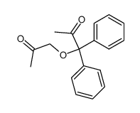 acetonyl α,α-diphenylacetonyl ether Structure