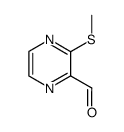 formyl-2 methylthio-3 pyrazine Structure