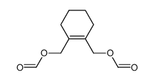 cyclohex-1-ene-1,2-diylbis(methylene) diformate Structure