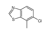Benzothiazole, 6-chloro-7-methyl- (9CI) structure