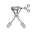 (η5-(NO2)-cyclopentadienyl)dicarbonylrhodium(I)结构式