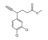 methyl 4-cyano-4-(3,4-dichlorophenyl)butyrate Structure
