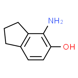 1H-Inden-5-ol, 4-amino-2,3-dihydro- (9CI)结构式