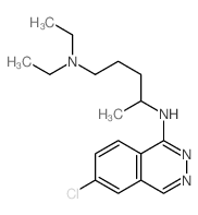 N-(6-chlorophthalazin-1-yl)-N,N-diethyl-pentane-1,4-diamine Structure