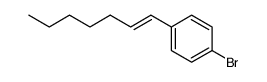1-bromo-4-(hept-1-en-1-yl)benzene结构式