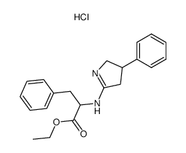 ethyl (3-phenyl-3,4-dihydro-2H-pyrrol-5-yl)phenylalaninate hydrochloride Structure