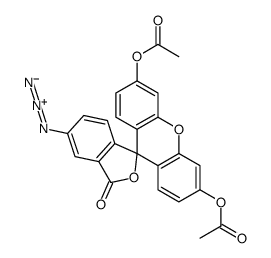 5(6)-azidofluorescein diacetate Structure