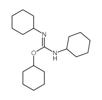 N,N-dicyclohexyl-1-cyclohexyloxy-methanimidamide结构式