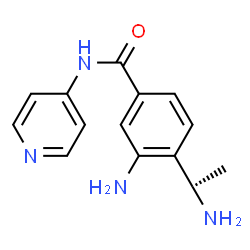 Benzamide, 3-amino-4-(1-aminoethyl)-N-4-pyridinyl-, (R)- (9CI) Structure