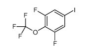 1,3-difluoro-5-iodo-2-(trifluoromethoxy)benzene结构式