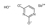 antimonyl-2,4-dihydroxypyrimidine Structure