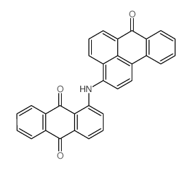 1((7-Oxo-7H-benz(de)anthracene-3-yl)amino)anthraquinone Structure
