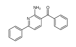 (2-amino-6-phenylpyridin-3-yl)-phenylmethanone Structure