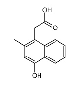 1-Naphthaleneaceticacid,4-hydroxy-2-methyl-(9CI) Structure