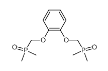 pyrocatechol bis<(dimethylphosphinyl)methyl> ether结构式