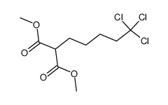 dimethyl 2-(5,5,5-trichloropentyl)malonate结构式
