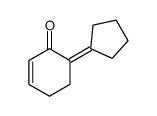 6-cyclopentylidenecyclohex-2-en-1-one结构式