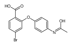 2-(4-acetamidophenoxy)-4-bromobenzoic acid结构式