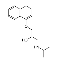 1-((3,4-dihydronaphthalen-1-yl)oxy)-3-(isopropylamino)propan-2-ol Structure