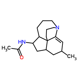 N-(4-Methyl-13-azatetracyclo[7.7.0.01,6.02,13]hexadec-2-en-8-yl)acetamide Structure