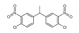 1,1-bis-(4-chloro-3-nitro-phenyl)-ethane Structure